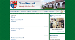 Desktop Screenshot of fertohomok.hu